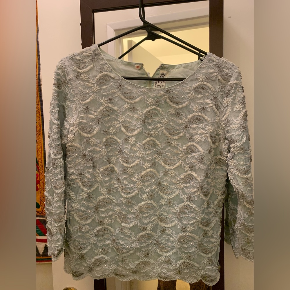 Vintage embroidered top
